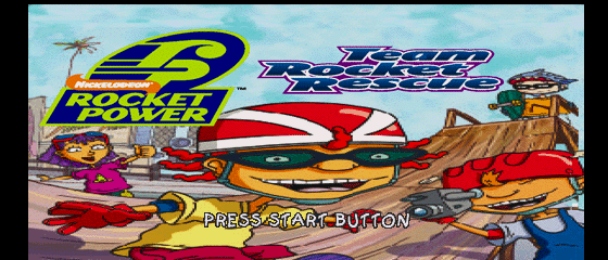 Rocket Power: Team Rocket Rescue Title Screen